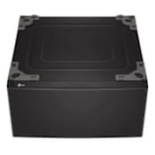 LG 27 Inch Wide Pedestal Drawer with Basket Black Steel