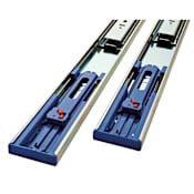 Liberty Hardware 20 Inch Full Extension Side Mount Ball Bearing Drawer Slide With 50 Pound Lbs. Weight Capacity, Self Close and Soft Close - Pair N/A