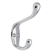 Liberty Hardware 3 Inch Heavy Coat and Hat Hook Polished Chrome