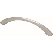 Liberty Hardware Builder's Program 3-3/4 Inch Center to Center Arch Cabinet Pull Satin Nickel