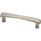 Liberty Hardware Notched 3 Inch Center to Center Bar Cabinet Pull Satin Nickel