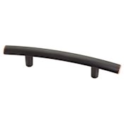 Liberty Hardware 3 Inch Center to Center Bar Cabinet Pull Bronze W/copper Highlights