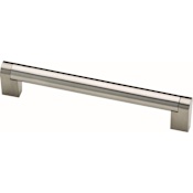 Liberty Hardware Stratford 6-5/16 Inch Center to Center Handle Cabinet Pull Stainless Steel