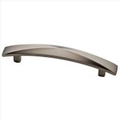 Liberty Hardware Deverux 3-3/4 Inch Center to Center Bar Cabinet Pull Heirloom Silver