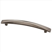 Liberty Hardware Deverux 5 Inch Center to Center Bar Cabinet Pull Heirloom Silver
