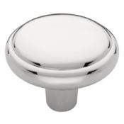 Liberty Hardware Domed 1-3/16 Inch Mushroom Cabinet Knob Polished Chrome