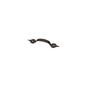 Liberty Hardware Front Mount Hammercraft 3-2/5” (87mm) Cabinet Pull Matte Black