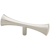 Liberty Hardware Asian Hourglass 3-11/16 Inch Bar Cabinet Knob Satin Nickel