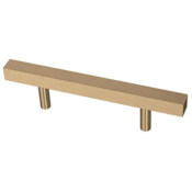 Liberty Hardware 12" Center to Center Square Bar Cabinet Pull Champagne Bronze