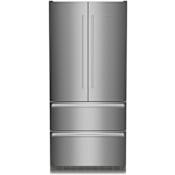 Liebherr 36 Inch Wide 18.9 Cu. Ft. Energy Star Certified French Door Refrigerator with DuoCooling and BioFresh Stainless Steel