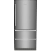 Liebherr 36 Inch Wide 19.5 Cu. Ft. Energy Star Certified Right Hinge Bottom Freezer Refrigerator with DuoCooling and Telescopic Rails Stainless Steel