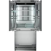 Liebherr Monolith 36 Inch Wide 18 Cu. Ft. Energy Star Certified Panel Ready French Door Refrigerator with DuoCooling and BioFresh-Plus Panel Ready