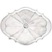 Linkasink Vintage Jeweler 22-1/2" Oval Drop In Bathroom Sink Polished Stainless Steel