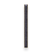 Linkasink Artisan Glass 14-13/16 Inch Center to Center Handle Cabinet Pull Polished Brass with Black Prism Glass