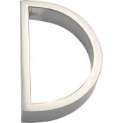 Linnea 304 Grade Stainless Steel 5 Inch High Address Letter D Satin Stainless Steel