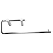 Linnea 304 Grade Stainless Steel 12" Double Post Paper Towel Holder Polished Stainless Steel
