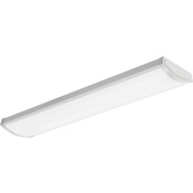 Lithonia Lighting Contractor Select FML4W 48" LED Adjustable Lumen Wraparound with 0-10 Volt Dimming White / 4000K