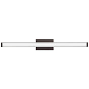 Lithonia Lighting Contractor Select FMVCSLS 33" Wide Switchable Color Temperature Integrated LED Bath Bar Bronze / 3000K - 4000K
