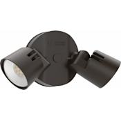 Lithonia Lighting Contractor Select HGX Double Light 7-9/16" Wide Adjustable LED Outdoor Flood Light Dark Bronze