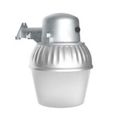 Lithonia Lighting OALS10 9-1/2" Wide Dusk-To-Dawn 5000K LED Commercial Area Light Gray