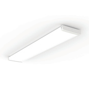 Lithonia Lighting Single Light 48" Long Integrated LED Medium Body Commercial Strip Light White