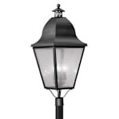 Livex Lighting Amwell 4 Light Outdoor Post Light Black