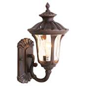 Livex Lighting Oxford 1 Light Outdoor Wall Sconce Imperial Bronze