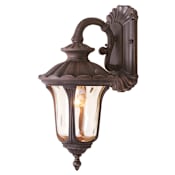 Livex Lighting Oxford 1 Light Outdoor Wall Sconce Imperial Bronze