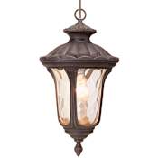 Livex Lighting Oxford 1 Light Outdoor Pendant Imperial Bronze