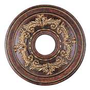 Livex Lighting Ceiling Medallion from Ceiling Medallion Series - 18" Diameter x 1.5" Height Verona Bronze