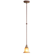 Livex Lighting Villa Verona 1 Light Pendant Verona Bronze
