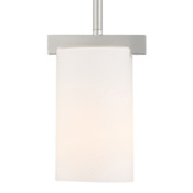 Livex Lighting Astoria Mini Pendant with 1 Light Brushed Nickel