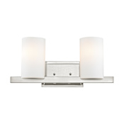 Livex Lighting Astoria 2 Light Bathroom Vanity Light Brushed Nickel