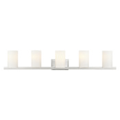 Livex Lighting Astoria 5 Light Bathroom Vanity Light Brushed Nickel