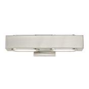 Livex Lighting Kimball 2 Light 16" Wide Integrated LED Bathroom Vanity Light Brushed Nickel