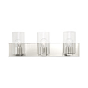 Livex Lighting Zurich 3 Light 23-1/2" Wide Vanity Light Brushed Nickel