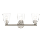 Livex Lighting Catania 3 Light 23" Wide Vanity Light Brushed Nickel