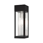 Livex Lighting Bond 15" Tall Commercial Wall Sconce Black