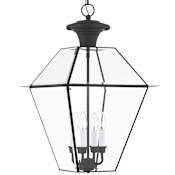 Livex Lighting Westover Outdoor Pendant with 4 Lights Black