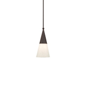 Livex Lighting Stockholm Single Light 7" Wide Mini Pendant Bronze