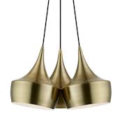 Livex Lighting Waldorf 3 Light 21" Wide Multi Light Pendant Antique Brass