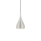 Livex Lighting Amador 6" Wide Mini Pendant Brushed Aluminum