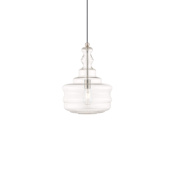 Livex Lighting Single Light 13" Wide Pendant Brushed Nickel