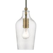 Livex Lighting Avery 5" Wide Mini Pendant Antique Brass