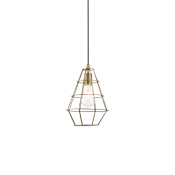 Livex Lighting Single Light 8" Wide Mini Pendant Antique Brass