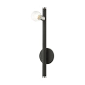 Livex Lighting Bannister 22" Tall Wall Sconce Black