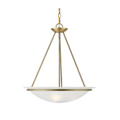 Livex Lighting Newburgh 3 Light 20" Wide Pendant Antique Brass