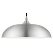 Livex Lighting Amador 18" Wide Pendant Brushed Aluminum / Polished Chrome Accents
