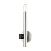 Livex Lighting Helsinki 14" Tall Wall Sconce Brushed Nickel