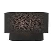 Livex Lighting Bainbridge 2 Light 8" Tall Wall Sconce Black